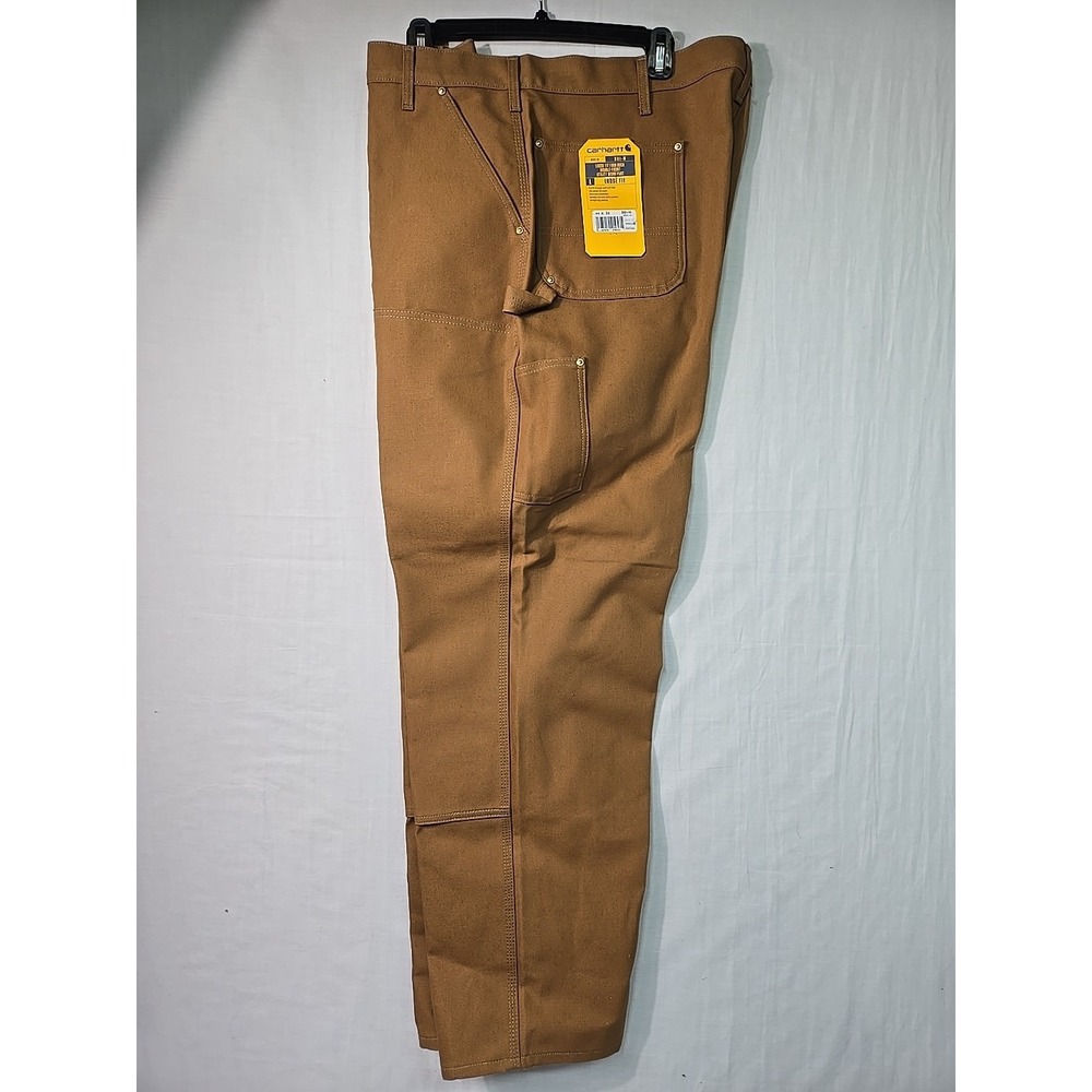 NWT Carhartt Loose Fit‎ Firm Duck Double Front Utility Work Pants 44x32 B01-M - Picture 2 of 11